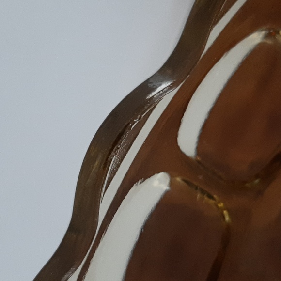 Vintage Yellow Federal Glass Yorktown Colonial Pressed Glass Cubed Compo… - Picture 8 of 12